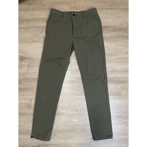 Rag & Bone Pants Mens 32x30 Green Military Chino Cotton Blend Made in USA Casual